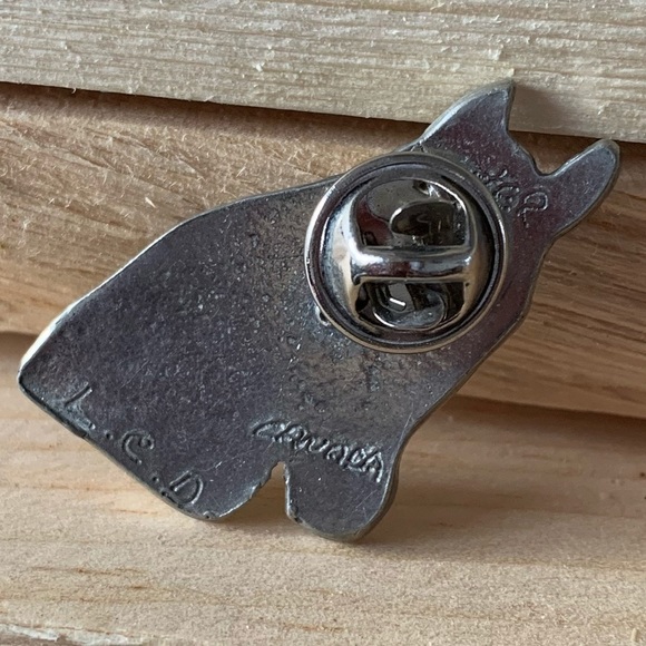 VINTAGE LCD Pewter Canada Horse Head Pin Brooch - Picture 4 of 5